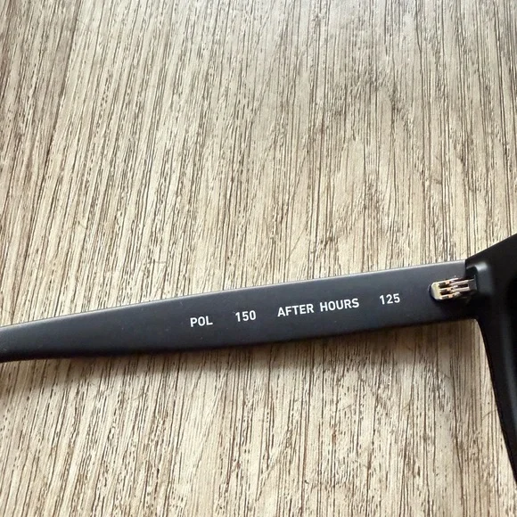 quay australia after hours matte black square polarized sunglasses eyewear NEW - Picture 3 of 3